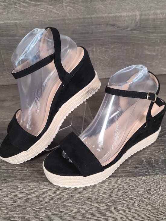 DbDk Fashion Shoes - DBDK Fashion Wedges Women's Size 10 Heel Platform Shoes Black